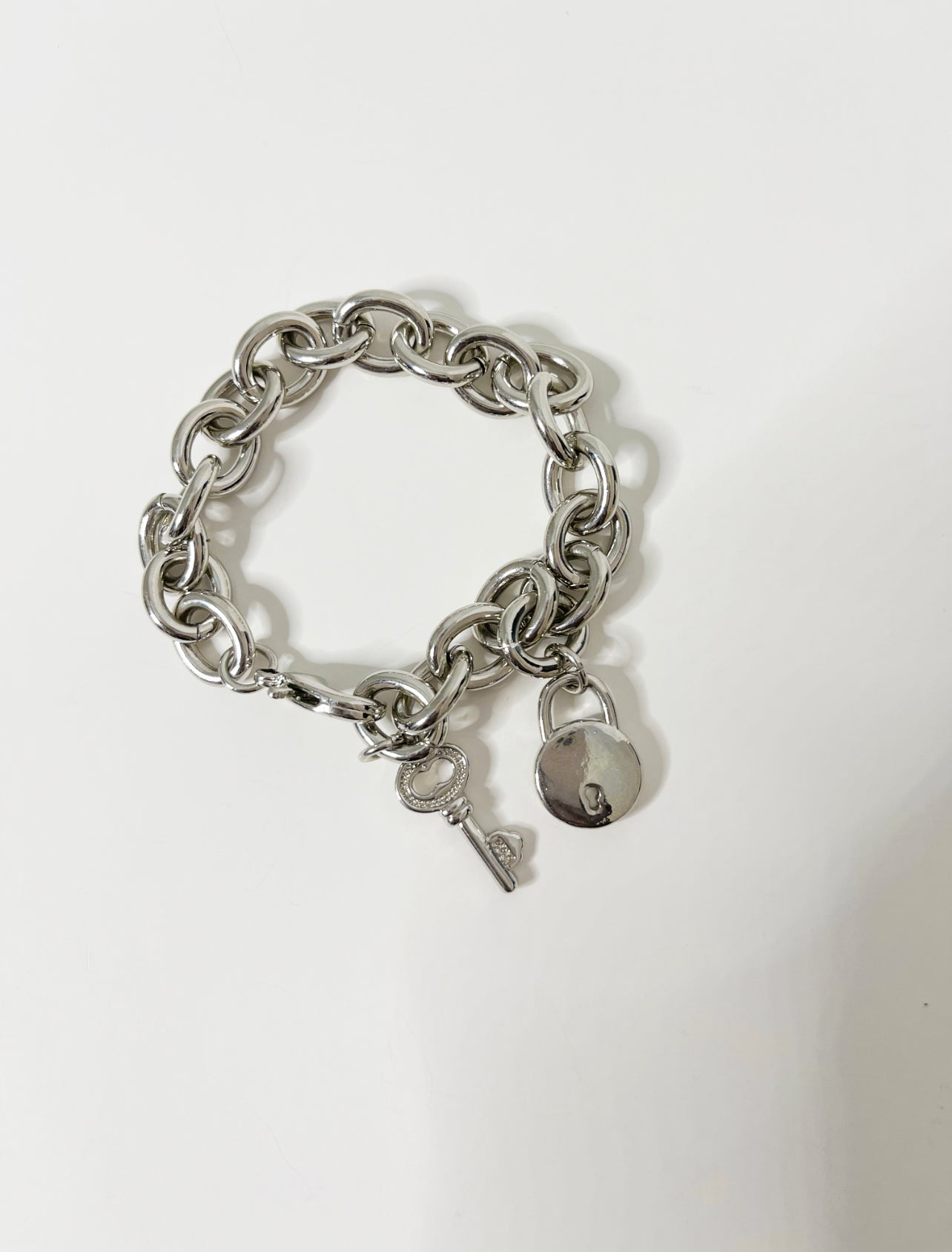 Lock & Key Charm Bracelet