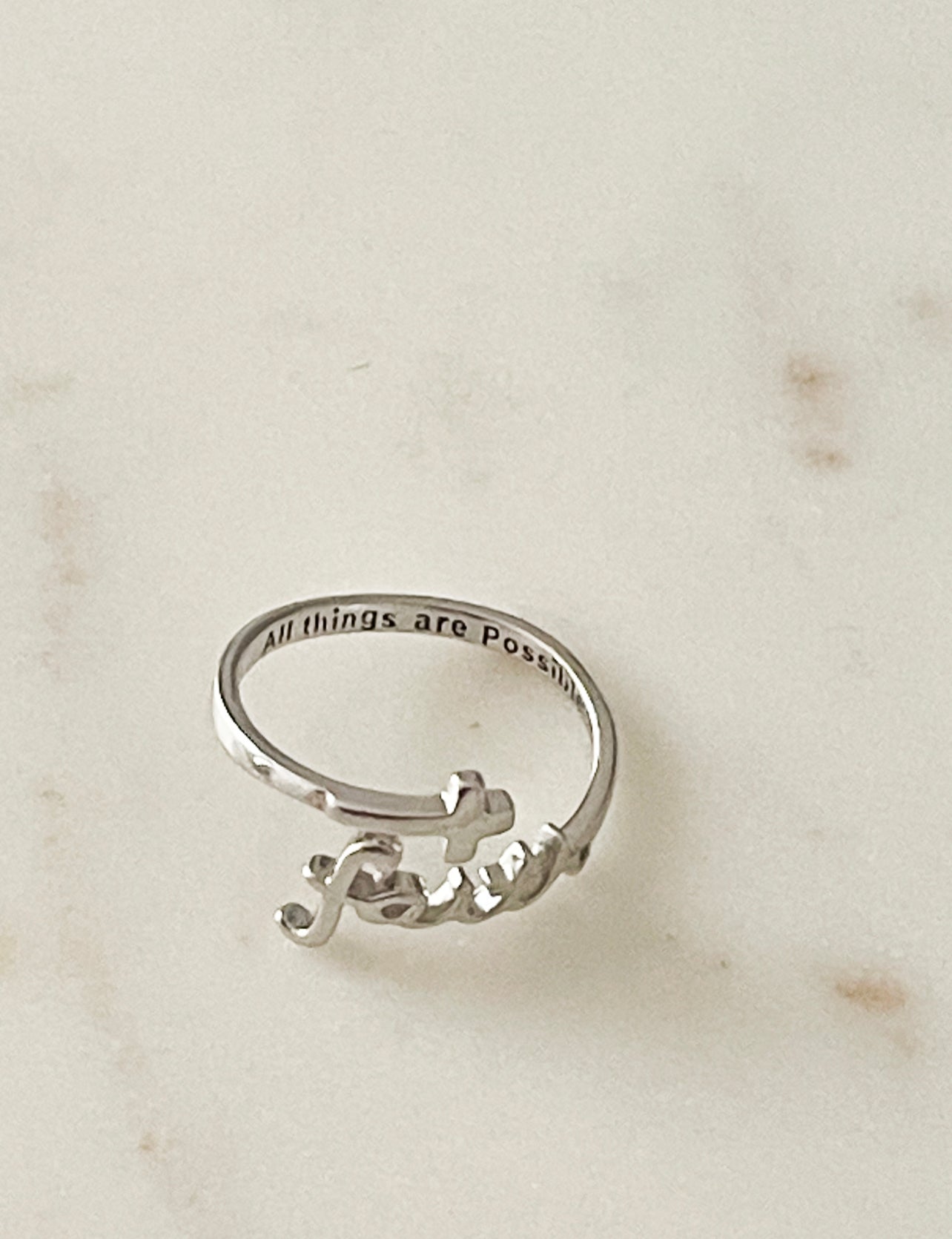 “Faithfully Yours” Ring