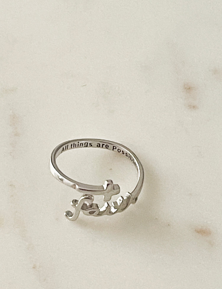 “Faithfully Yours” Ring