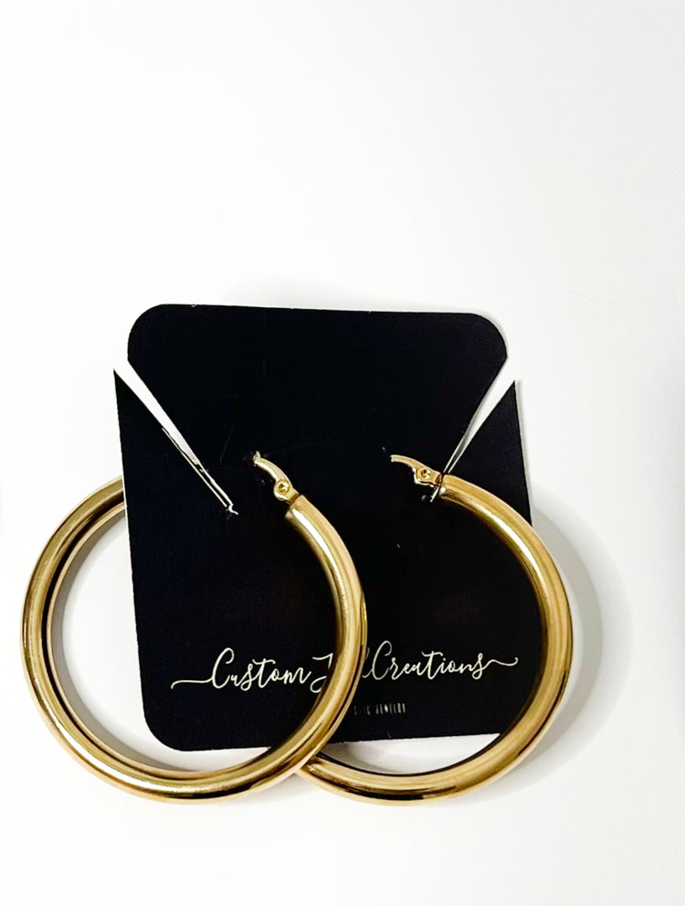 Olivia Large Hoops