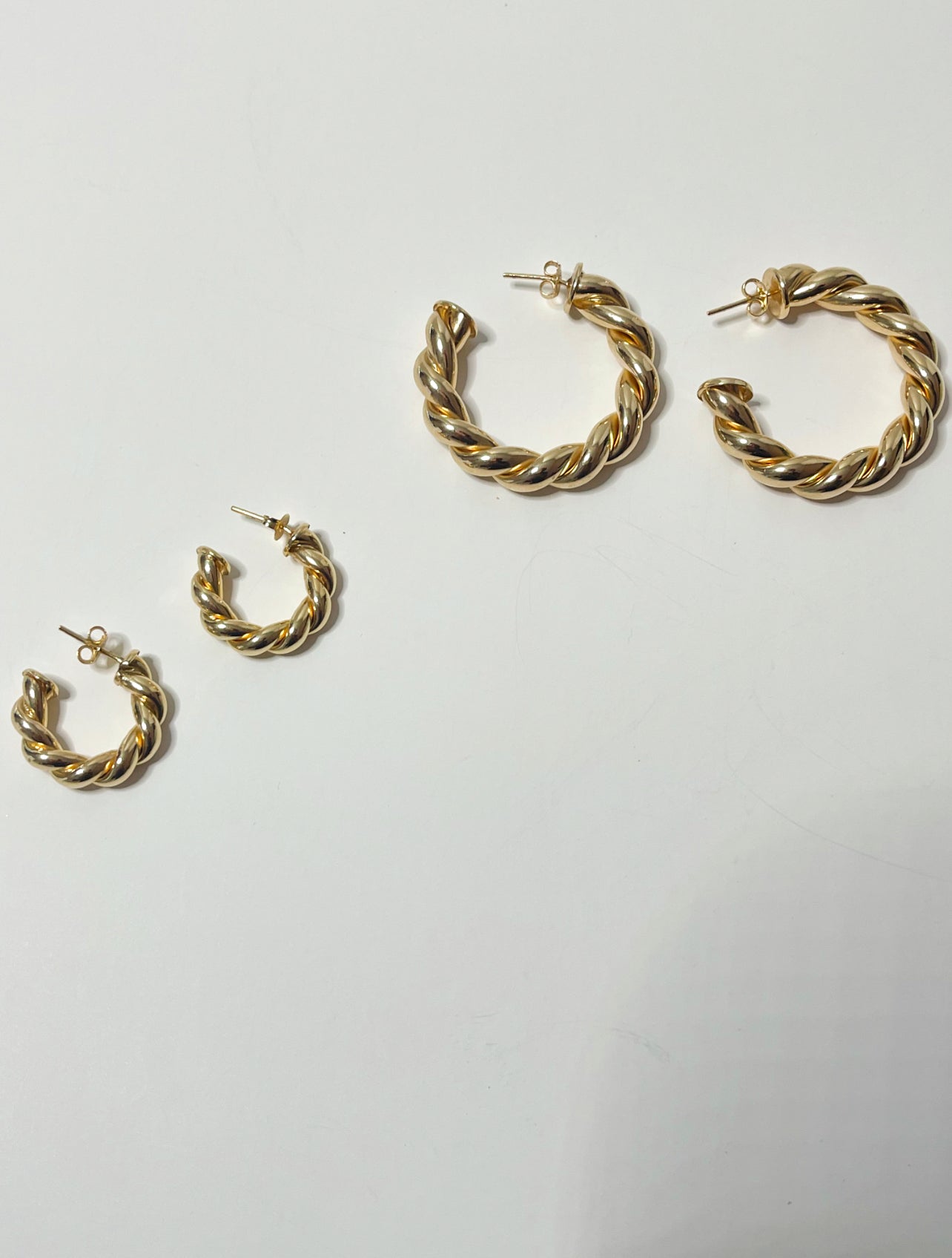 Twisted Hoops (Mini & Large)