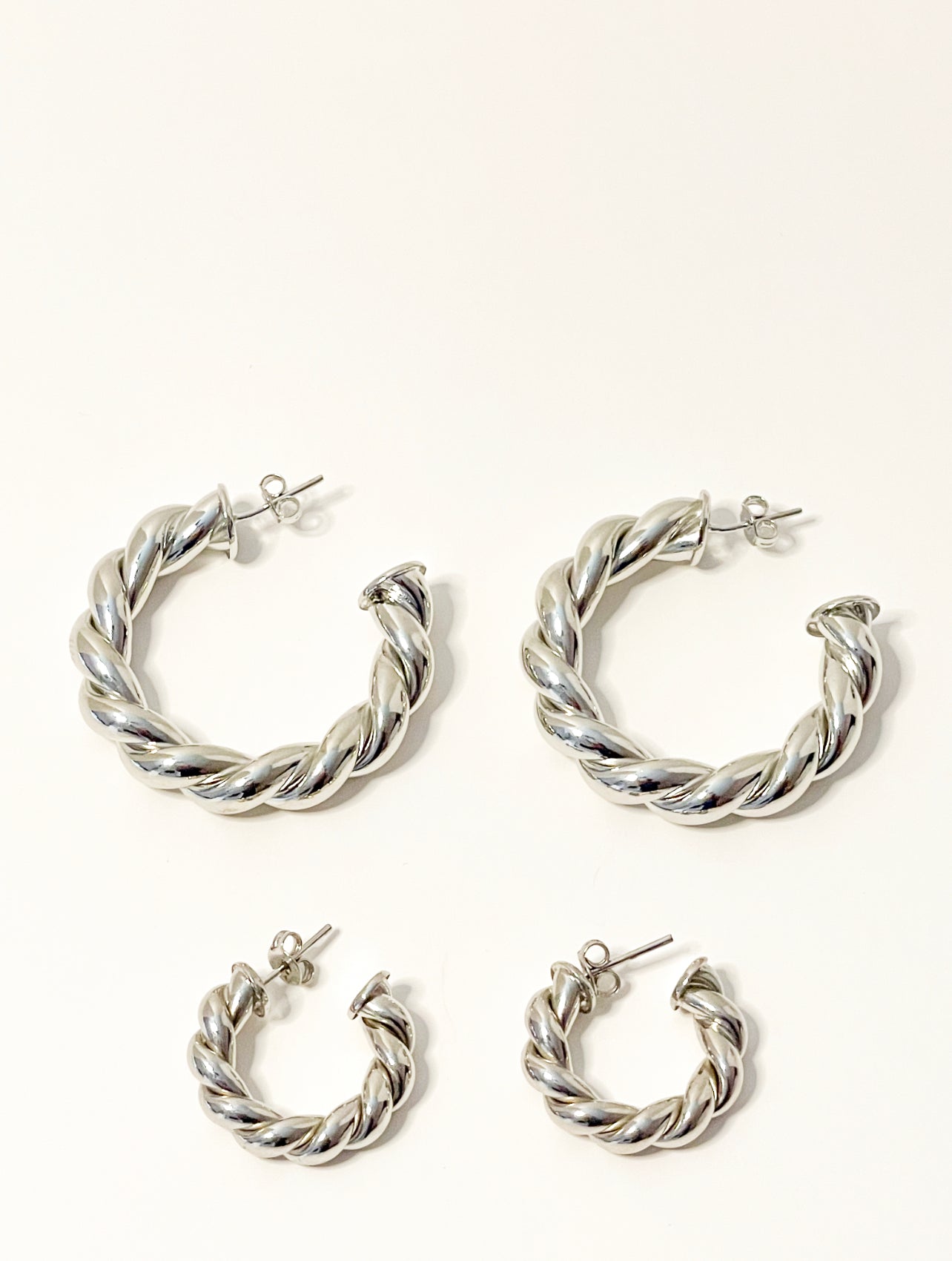 Twisted Hoops (Mini & Large)