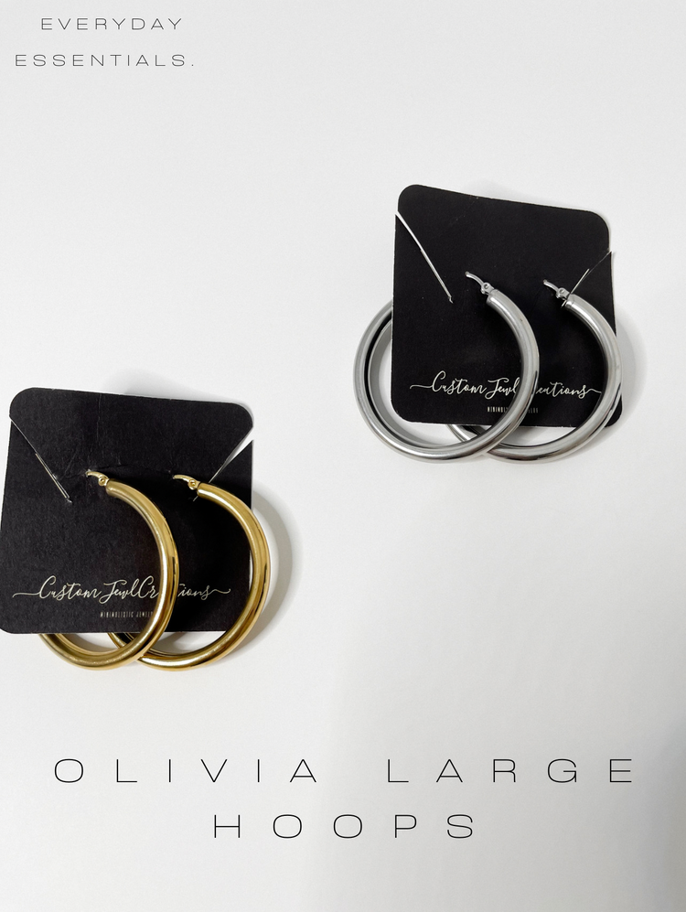 Olivia Large Hoops